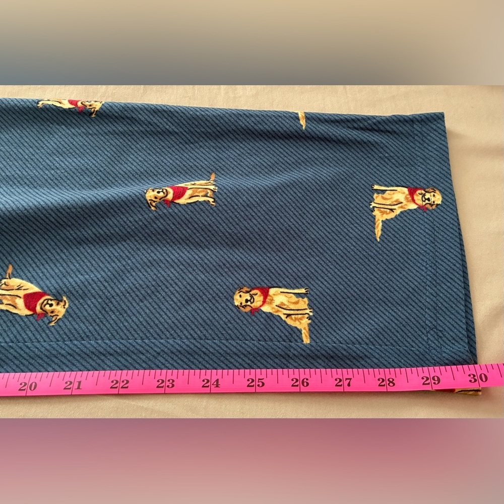 NWOT Cuddl Duds Men’s Sleepwear, Navy Pants w/Golden Retriever Pattern; Size M - Picture 10 of 10